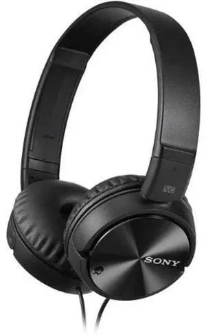 Sony  MDR-ZX110NC Noise Canceling On Ear Headphones - Black - Excellent (Grade A)