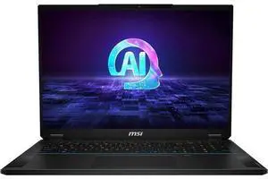 MSI Stealth 18 AI Studio A1V Gaming Laptop 18" - Intel Core Ultra 9 185H 2.3GHz - 1TB - Midnight Black - 32GB RAM - 18 Inch - Excellent (Grade A) MSI Stealth 18 AI Studio A1V Gaming Laptop 18" - Intel Core Ultra 9 185H 2.3GHz - 1TB - Midnight Black - 32GB RAM - 18 Inch - Excellent (Grade A)