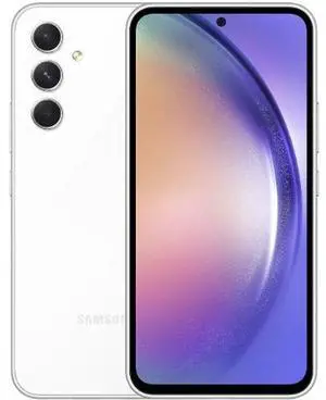 Samsung Galaxy A54 - 128GB - Awesome White - 5G - Single Sim - 4GB RAM - AT&T Locked - Acceptable (Grade C)