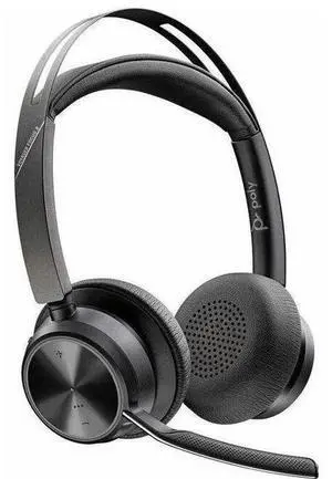 Poly  Voyager Focus 2-M Microsoft Teams Certified With Charge Stand Headset - Black - Excellent (Grade A)