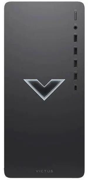 HP  Victus 15L TG02-0325M Gaming Desktop  - AMD Ryzen 5 5600G 3.9GHz - 256GB - Black - 16GB RAM - Excellent (Grade A)