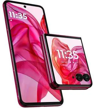 Motorola  Razr+ (2024) (5G) - 256GB - Hot Pink - Fully Unlocked - Excellent (Grade A)