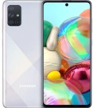 Samsung Galaxy A71 - 128GB - Prism Cube Silver - 5G - Single Sim - 6GB RAM - Fully Unlocked - Excellent (Grade A)