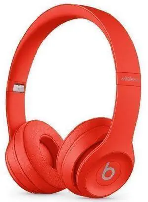 Beats by Dre  Solo3 Wireless On-Ear Headphones - Citrus Red - Premium