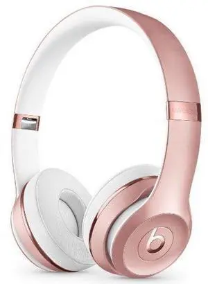 Beats by Dre  Solo3 Wireless On-Ear Headphones - Rose Gold - Excellent (Grade A)