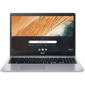 Acer Chromebook 315 CB315-3H-C19A Laptop 15.6" - Intel Celeron N4020 1.1GHz - 64GB - Silver - 4GB RAM - 15.6 Inch - Excellent (Grade A)