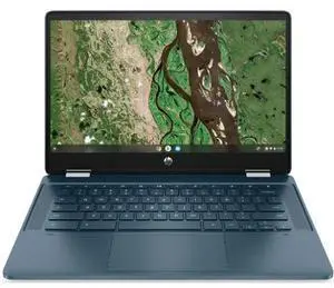 HP Chromebook x360 14a-ca0130wm 14" - Intel Celeron N4020 1.1GHz - 64GB - Forest Teal - 4GB RAM - Excellent (Grade A)