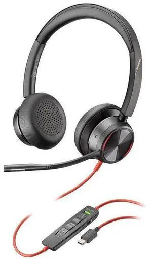 Poly  Blackwire 8225 USB-C Stereo Wired Headset - Black - Excellent (Grade A)