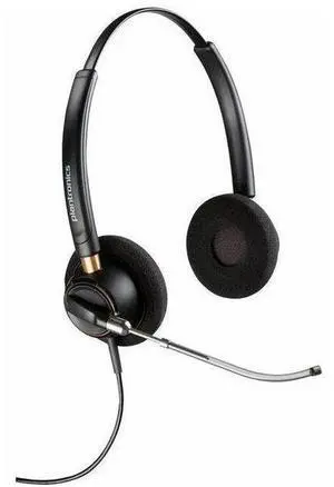 Poly  EncorePro 520V Voice Tube Microphone with Quick Disconnect Binaural Headset - Black - Excellent (Grade A)