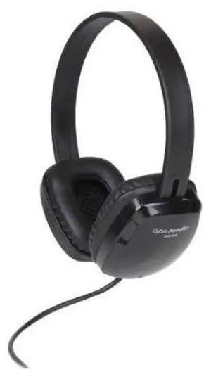 Cyber Acoustics  ACM-6004 3.5mm Stereo Headphones - Black - Excellent (Grade A)