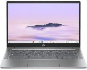 HP Chromebook Plus 14a-nf0050nr Laptop 14" - Intel Core i3-N305 3.8GHz - 128GB - Meteor Silver - 8GB RAM - 14 Inch - Excellent (Grade A)