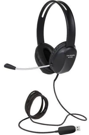Cyber Acoustics  AC-4006 USB Stereo Headset - Black - Excellent (Grade A)