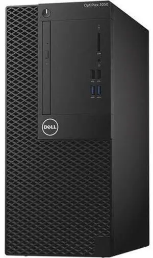 Dell  OptiPlex 3050 Tower Desktop Computer - Intel® Core i5-7500 3.4GHz - 480GB - Black - 16GB RAM - Excellent (Grade A)