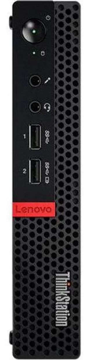 Lenovo  ThinkStation P320 Tiny Workstation Desktop Computer - Intel Core i5-7700T 2.9GHz - 512GB - Black - 16GB RAM - Excellent (Grade A)