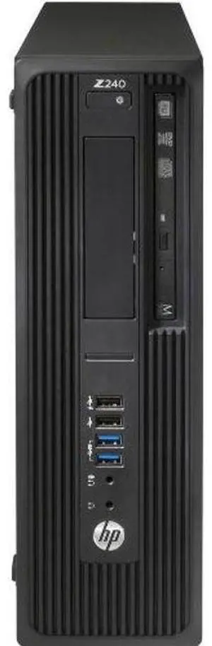 HP  Z240 SFF Workstation - Intel Core i7-6700 3.4GHz - 512GB - Black - 16GB RAM - Excellent (Grade A)