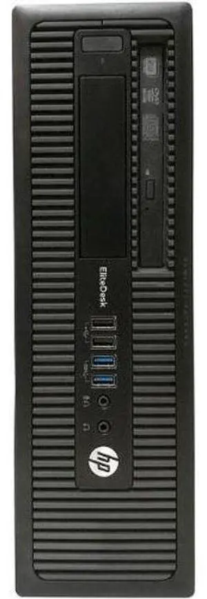 HP  EliteDesk 800 G1 SFF - Intel Core i5-4570 3.2GHz - 1TB - Black - 8GB RAM - Excellent (Grade A)