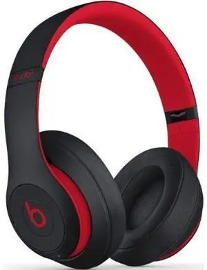 Beats by Dre  Beats Studio3 Wireless OverEar Headphones - Defiant Black-Red - Excellent (Grade A)