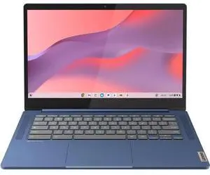 Lenovo IdeaPad Slim 3 Chrome 14M868 Laptop 14" - MediaTek Kompanio 520 2.0GHz - 64GB - Abyss Blue - 4GB RAM - 14 Inch - Excellent (Grade A)