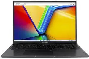 Asus Vivobook 16X F1605 Laptop 16" - Intel Core i7-1255U 1.7GHz - 512GB - Black - 16GB RAM - 16 Inch - Excellent (Grade A)