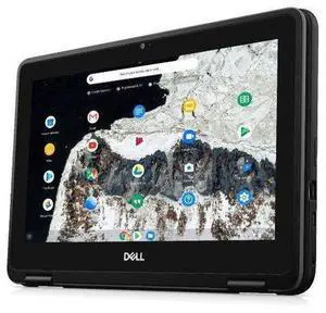 Dell Chromebook 11 3100 2 in 1 Laptop 11.6" - Intel Celeron N4020 1.10GHz - 32GB - Black - 4GB RAM - 11.6 Inch - Excellent (Grade A)
