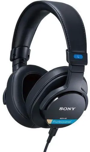 Sony  MDR-M1 Professional Reference Closed Monitor Headphones - Black - Excellent (Grade A)