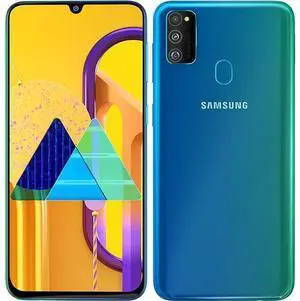 Samsung Galaxy M30s - 64GB - Sapphire Blue - 4GB RAM - AT&T Locked - Acceptable (Grade C)