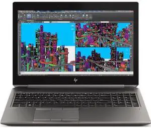 HP ZBook 15 G5 Mobile Workstation Laptop 15.6" - Intel Xeon E-2186M 2.9GHz - 256GB - Silver - 8GB RAM - 15.6 Inch - Excellent (Grade A)