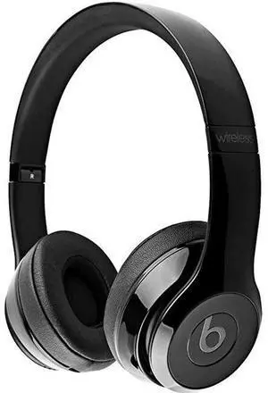 Beats  Solo 3 Wireless Over The Ear Headphones - Gloss Black - Good (Grade B)