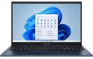 Asus Vivobook F1504Z Laptop 15.6" - Intel Core i3-1215U 1.2GHz - 256GB - Quiet Blue - 8GB RAM - 15.6 Inch - Excellent (Grade A)