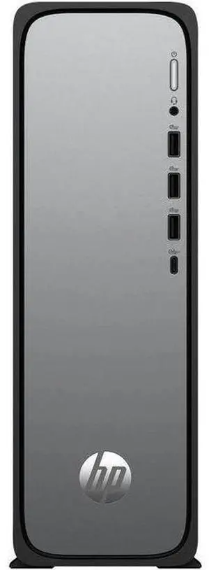 HP  S03-000 OmniDesk Slim Desktop PC - Intel Core i3 14100 3.5GHz - 512GB - Meteor Silver - 8GB RAM - Excellent (Grade A)