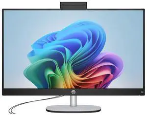 HP  27-cr0000i AIO Desktop PC 27" - Intel Core i3-1315U 1.2GHz - 256GB - Black - 8GB RAM - 27 Inch - Excellent (Grade A)