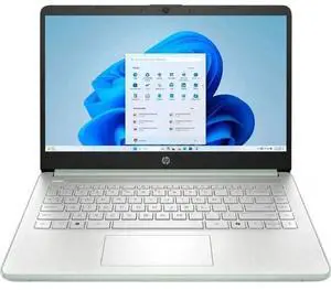 HP 14-dq6013dx Laptop 14" - Intel Processor N150 0.8GHz - 128GB - Willow Green - 4GB RAM - 14 Inch - Excellent (Grade A)