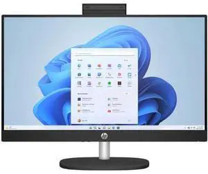 HP  27-cr1000i AIO Desktop PC 27" - Intel Core Ultra 5 125U 1.3GHz - 256GB - Jet Black - 8GB RAM - 27 Inch - Excellent (Grade A)
