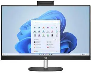 HP  27-cr0015m AIO Desktop PC 27" - AMD Ryzen 3 7320U 2.4GHz - 256GB - Jet Black - 8GB RAM - 27 Inch - Excellent (Grade A)