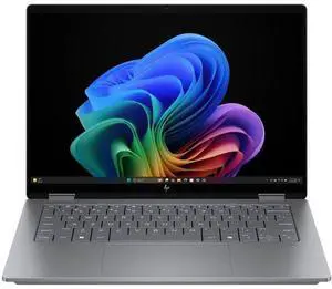 HP OmniBook X Flip 14-fk0033dx Next Gen AI 2-in-1 Laptop 14" - AMD Ryzen Al 7 350 3.5GHz - 1TB - Meteor Silver - 24GB RAM - 14 Inch - Excellent (Grade A)