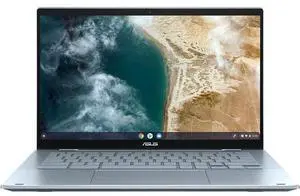 Asus Chromebook Flip CX5 CX5400 Laptop 14" - Intel Core i3-1110G4 2.5GHz - 128GB - AI Blue - 8GB RAM - 14 Inch - Good (Grade B)