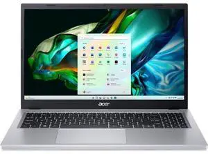 Acer Aspire 3 A315-24PT-R288 Laptop 15.6" - AMD Ryzen 5 7520U 2.8GHz - 1TB - Silver - 16GB RAM - 15.6 Inch - Excellent (Grade A)