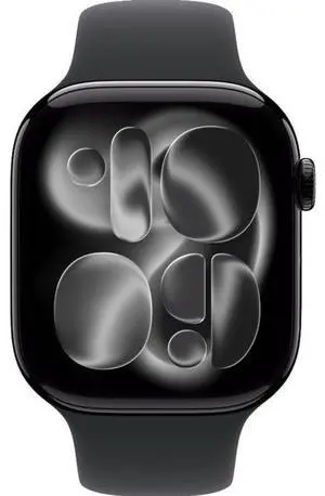 Apple Watch Series 11 - 64GB - Cellular + GPS - 42mm - Jet Black - Aluminum - Black - Sport Band - S/M Size - Silicone - Excellent (Grade A) Apple Watch Series 11 - 64GB - Cellular + GPS - 42mm - Jet Black - Aluminum - Black - Sport Band - S/M Size - Silicone - Excellent (Grade A)