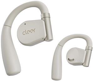 Cleer ARC II Open-Ear True Wireless Bluetooth Headphones,Snapdragon Sound,Multipoint Connection,Secure Fit,IPX5 Waterproof,Crystal Clear Calls,35 Hours Playtime,For iPhone & Android (Light Grey)