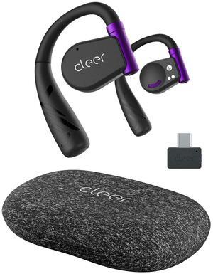 Cleer ARC II Gaming Earbuds - True Wireless Open Ear Headphones, Ultra-Low Latency, Snapdragon Sound, Bluetooth 5.3, USB-C Dongle, 35Hr Battery, Compatible with PS4, PS5, PC, Switch, Black