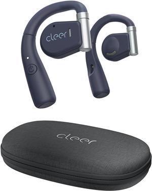 Cleer ARC Open Ear Headphones  True Wireless Earbuds with Superior Sound Quality, Touch Controls, 18 Hours of Playtime, Secure Fit & Bluetooth 5.0 with Ear Hooks, Customizable EQ Settings, Navy Blue