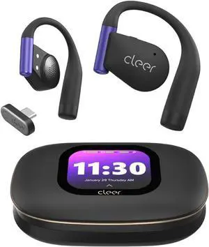 Cleer ARC 5 Gaming Open-Ear Wireless Earbuds with THX Spatial Audio, Head Tracking, Snapdragon Sound, <30ms Low-Latency Dongle & 60-Hour Battery - Black Cleer ARC 5 Gaming Open-Ear Wireless Earbuds with THX Spatial Audio, Head Tracking, Snapdragon Sound, <30ms Low-Latency Dongle & 60-Hour Battery - Black