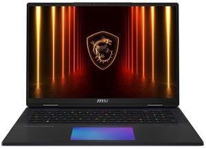 MSI Titan 18 HX AI A2XWJG 18" UHD+ Mini LED 120Hz, Gaming Laptop Computer - Core Black, Intel Core Ultra 9 285HX 2.1GHz; NVIDIA GeForce RXT 5090 GPU 24GB GDDR7; 64GB DDR5 RAM; 2 x 2TB SSD