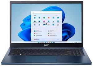 Acer Aspire 3 A315-24PT-R1L8 15.6" Touchscreen Laptop Computer - Steam Blue, AMD Ryzen 5 7520U 2.8GHz; 16GB LPDDR5 Onboard RAM; 1TB NVMe M.2 SSD; Radeon Graphics