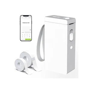 Nelko P22 Bluetooth Label Maker with 100 & 180 Label Rolls, Portable Inkless Thermal Label Printer, Rechargeable USB-C, QR Code & Barcode Labels for Home, Office & School - White Nelko P22 Bluetooth Label Maker with 100 & 180 Label Rolls, Portable Inkless Thermal Label Printer, Rechargeable USB-C, QR Code & Barcode Labels for Home, Office & School - White