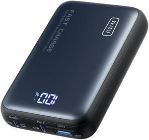 INIU 65W Power Bank, 20000mAh USB C PD Fast Charging Portable Charger for MacBook Dell HP iPad Tablet iPhone Samsung etc