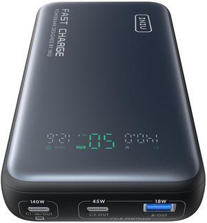 INIU 140W Power Bank Smallest 25000mAh Fast Charging Portable Charger for MacBook Dell HP iPad Tablet iPhone Samsung etc