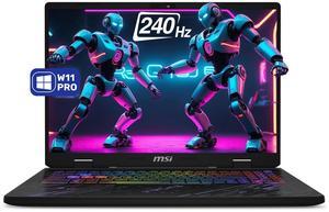 MSI Pulse 16 AI Gaming Laptop, Intel Ultra 9-185H, 64 GB DDR5 RAM, 2 TB PCIe SSD, 16" QHD+ (2560x1600), Nvidia G-force RTX 4070, W11 Pro