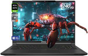 MSI Stealth A16 AI+ Copilot Gaming Laptop, AMD Ryzen AI 9-365, 32 GB LPDDR5X RAM, 4 TB PCIe SSD, 16" QHD (2560x1600) 240Hz Display, Nvidia G-Force RTX 4070, Backlit Keyboard, W11 Pro, Black