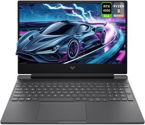 HP Victus Gaming Laptop, AMD Ryzen 5 8645HS, 32 GB DDR5 RAM, 1 TB PCIe SSD, 15.6" FHD (1920x1080) 144Hz Display, Nvidia G-Force RTX 4050, Backlit Numeric Keyboard, W11 Home, Mica Silver